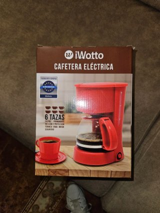 Cafetera para 6 tazas.