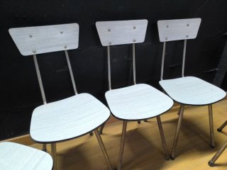 Set de 5 sillas de formica