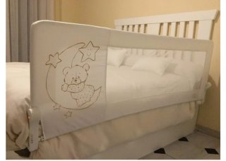 Barrera de seguridad niños Beige 150*66cm
