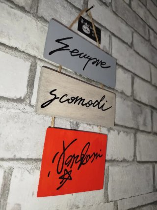 Targhetta Vasco Rossi sempre scomodi