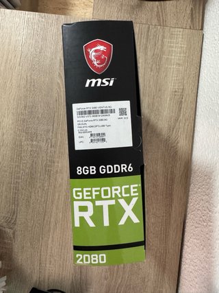MSI GeForce RTX 2080 Ventus 8GB GDDR6 + Scatola