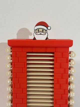 Calendario de Adviento Chimenea Navideña