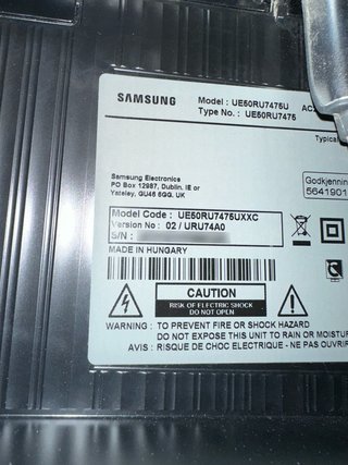 Samsung 50 4K TV - Perfecto estado