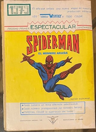 Cómic Peter Parker Spiderman V.1 nº 8 Vértice 1979