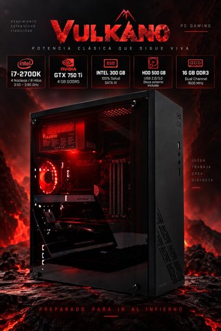 PC Gaming i7 2700K AsusStrix Ti 4GB 16GB SSD Intel