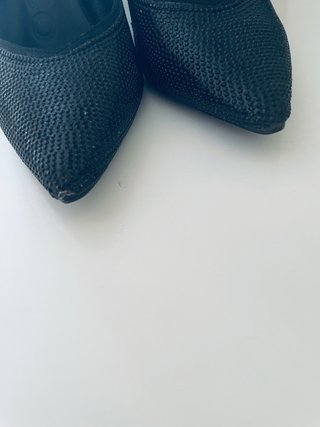 Zapatos de tacón Bianco negros con strass 99 euros