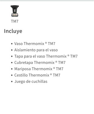 Vaso Thermomix TM7 Nuevo