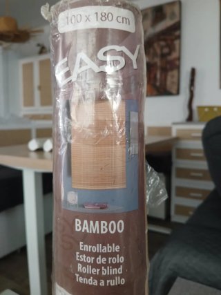 Estor enrollable bambú EASY 100x180cm