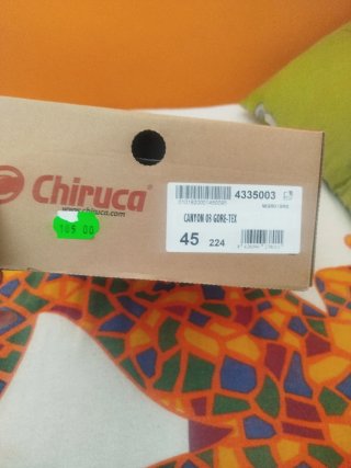 Zapatos hombre Chiruca Gore-Tex Talla 45