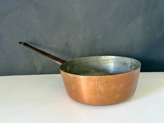 Sartén de cobre grande
