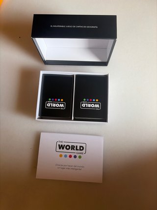 Juego de cartas The world game