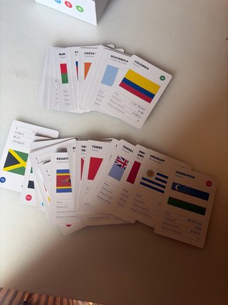 Juego de cartas The world game
