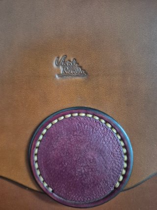 Bolso de Cuero auténtico Vidal Revilla