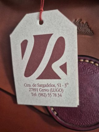 Bolso de Cuero auténtico Vidal Revilla