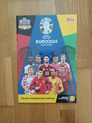 Album eurocopa  24 , le falta cromos para completa