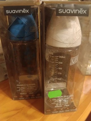 Pack de 2 biberones de diseño. Marca suavinex