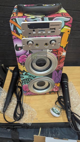 Dynasonic Karaoke Altavoz Bluetooth Portatil