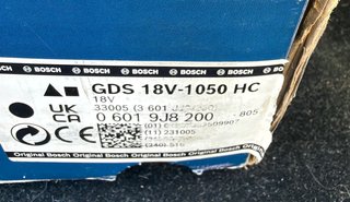 NUEVO Atornillador de Impacto Bosch GDS 18V-1050 H