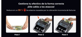 NUEVO! Contador de Billetes USD/EUR con Cont
