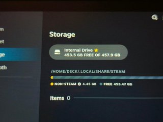 Steam Deck 256 GB 100% Salud