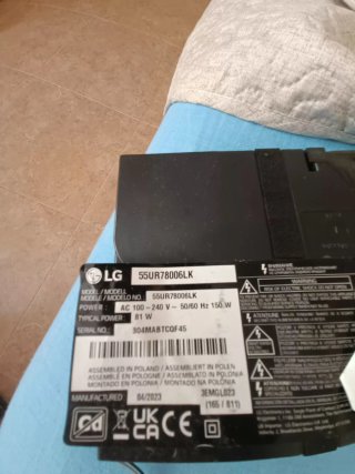 Fuente TV LG 55UR78006LK