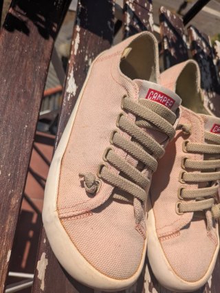 Zapatillas Camper Peu Rambla Beige/Rosa
