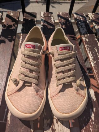 Zapatillas Camper Peu Rambla Beige/Rosa