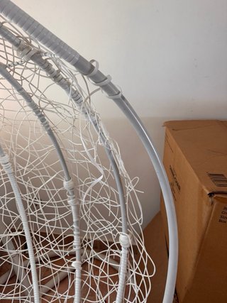 Sillón colgante tipo huevo con soporte – para rest