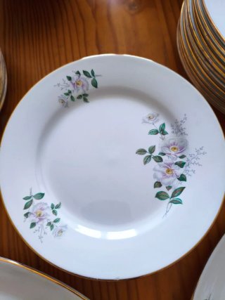 Vajilla vintage Royal China Vigo – 39 piezas