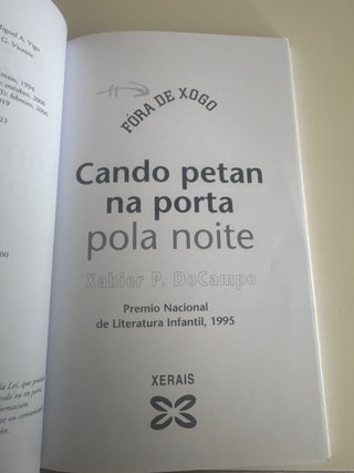 Cando petan na porta pola noite 9788483025550