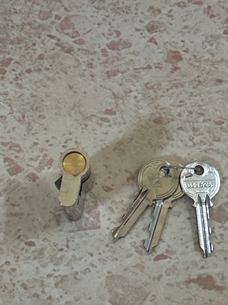 Cilindro Bombín Puerta Garaje + 3 Llaves
