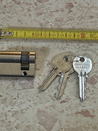 Cilindro Bombín Puerta Garaje + 3 Llaves