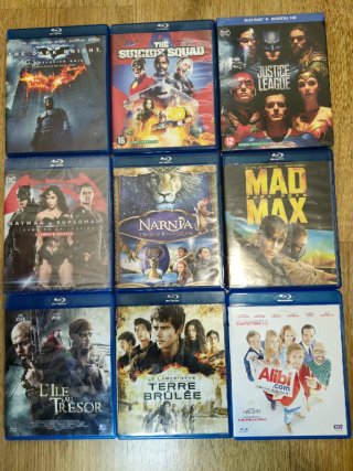 Lote de DVDs Blu-Ray