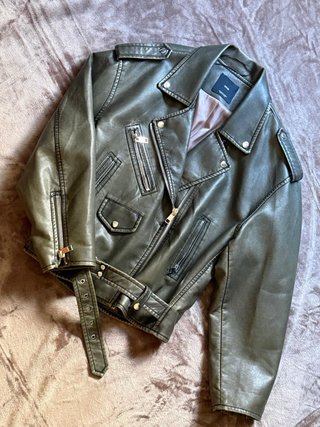 Cazadora Biker Mango  nieva sim etiqueta