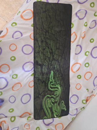Alfombrilla Razer Negra con Logo Verde