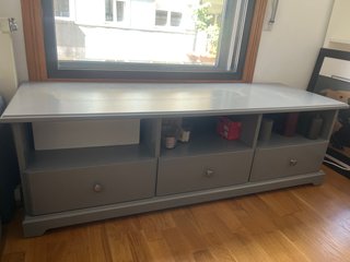 Mueble TV Ikea Gris