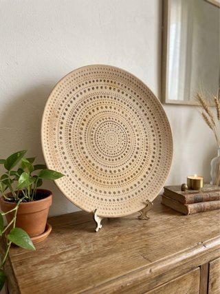 Plato decorativo boho chic