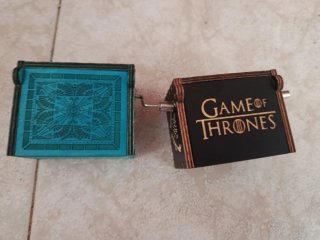 Pack Cajitas Música Harry Potter y Juego de Tronos