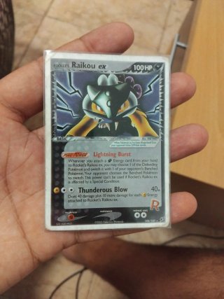 Carta Pokémon Rocket's Raikou ex 100 HP