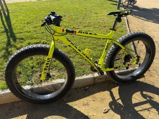 Bicicleta Fat Bike TANK Megamo Amarilla