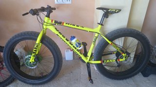 Bicicleta Fat Bike TANK Megamo Amarilla