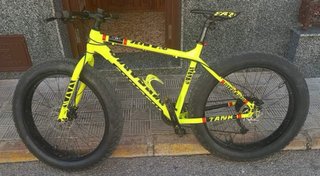 Bicicleta Fat Bike TANK Megamo Amarilla