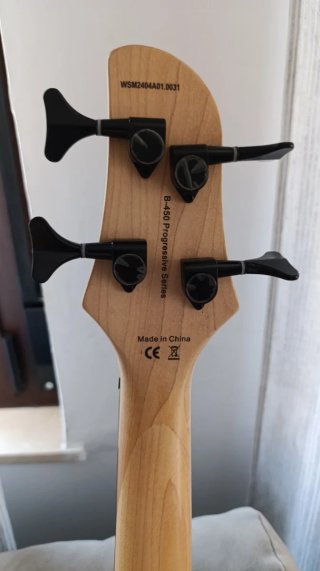 Bajo Harley Benton B 450 Blanco