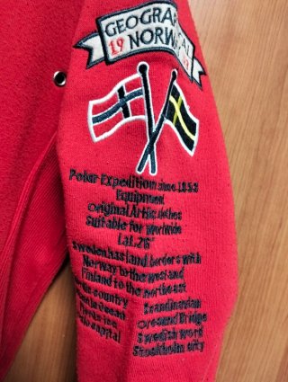 Sudadera Geographical Norway Roja