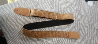 Correa de cuero para guitarra/bajo