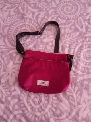Bolso bandolera Earth Squared rojo