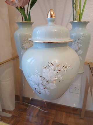 Pack jarrones porcelana