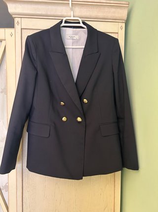 Americana azul marino botones dorados Talla M