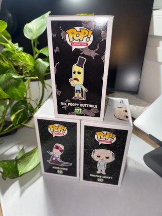 Funko Pop! Rick & Morty x3