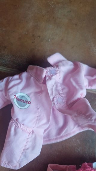 Muñeca Nenuco con vestido de oso